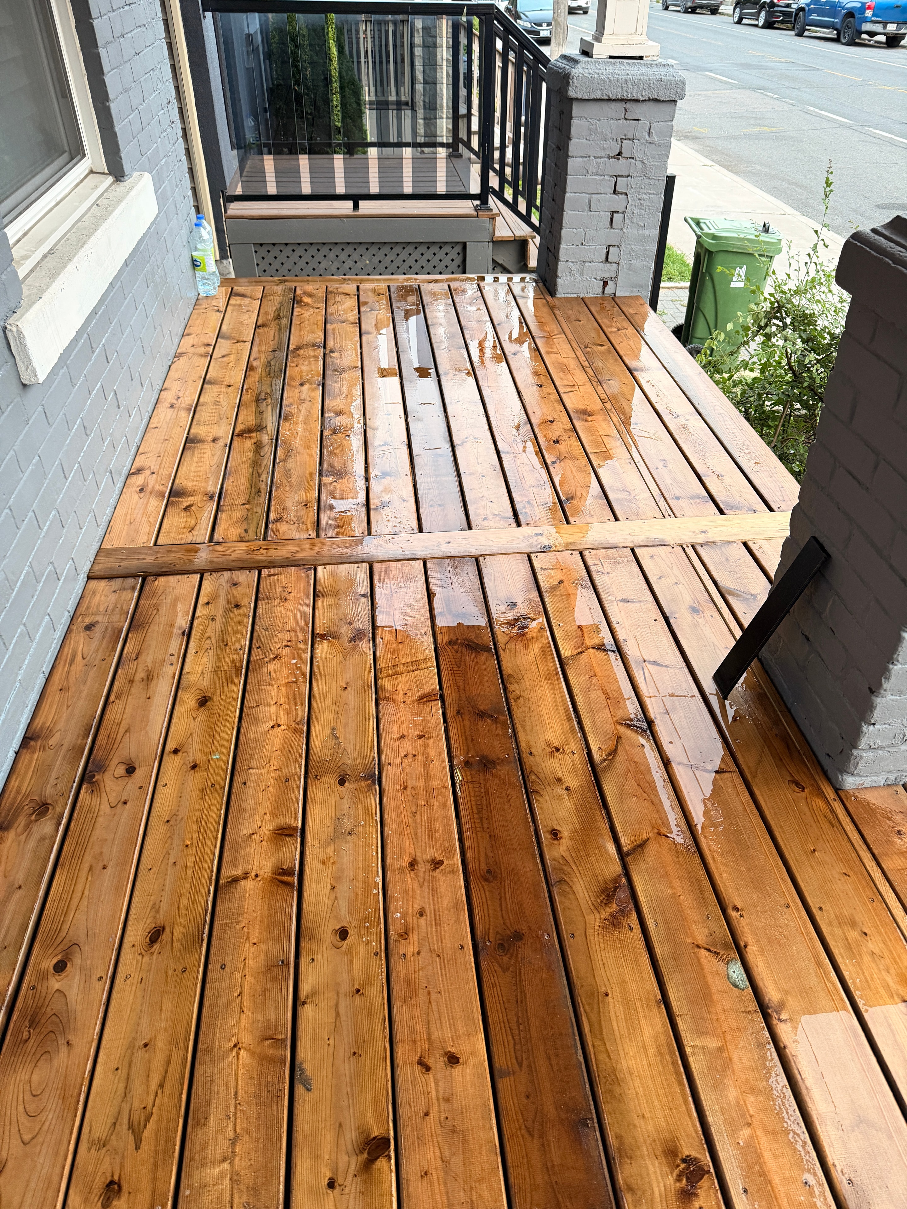 East York Pressure-Treated Front Porch