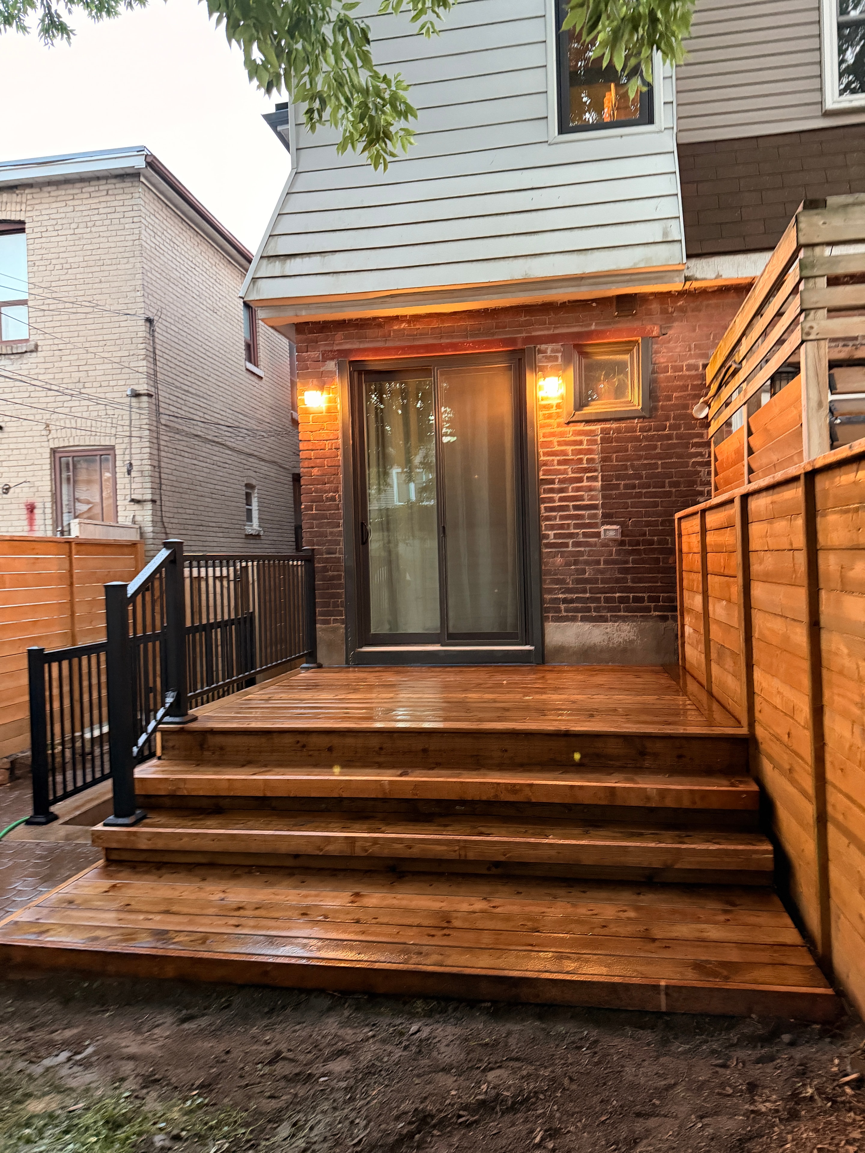 Pressure-Treated Lumber Deck